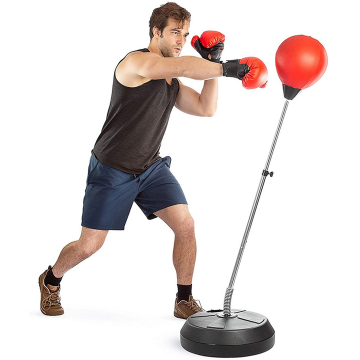 Freestanding Reflex Punching Ball with Adjustable Height